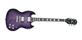 Epiphone - Guitare électrique SG Modern Figured avec housse - Purple Burst
