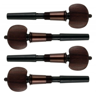 Bosco Violin Supply - Perfection 7.8mm Violin Peg Set - Hill - Rosewood