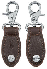 Adaptateurs de sangle de guitare Levys - Marron