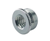 K & M Stands - Mic Stand Thread Adapter - 5/8 M - 3/8 F, Zinc Plated