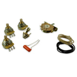 WD Music - Kit de câblage amélioré pour guitares de type Fender Stratocaster - Sélecteur à 5 positions