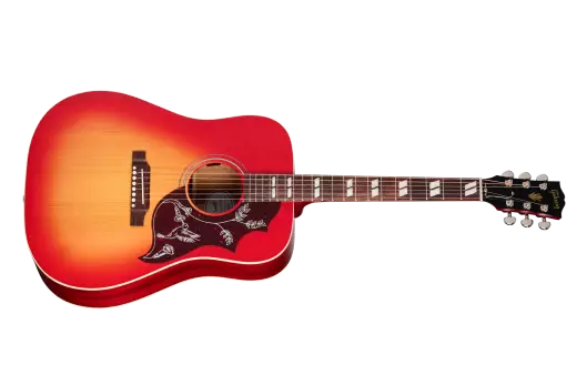 Gibson - Hummingbird Special Acoustic/Electric Guitar with Softshell Case - Satin Vintage Cherry Sunburst