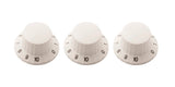 Guitares PRS - Boutons Silver Sky (3) - Blanc