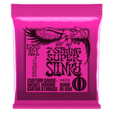 Ernie Ball - Cordes de guitare électrique Super Slinky 7 cordes nickelées 9-52