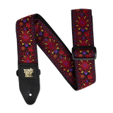 Sangle de guitare Ernie Ball - Crimson Royal Bloom Jacquard