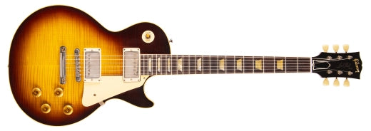Gibson Custom Shop - Guitare électrique Les Paul Standard Light Aged 59 - Tobacco Burst
