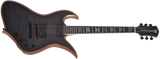 Schecter - Wylde Audio Thoraxe Electric Guitar - Transparent Black Burst