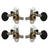 All Parts - Grover Geared Ukulele Keys (Set of 4) - Nickel