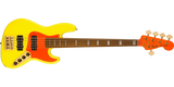 Fender - MonoNeon Jazz Bass V, Maple Fingerboard - Neon Yellow