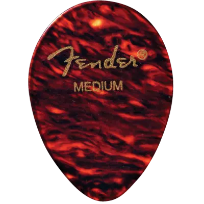 Fender - Classic Celluloid Pick, 354 Shape - Medium (12 Pack)