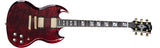 Gibson - SG Supreme Electric Guitar with Hardshell Case - Wine Red