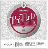 D'Addario Orchestral - J5603 4/4M - Pro-Arte Violon Corde de Ré simple, diapason 4/4, tension moyenne