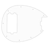 WD Music - Plaque de protection personnalisée pour basse Music Man Sterling 4-H - Blanc/Noir/Blanc