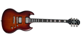 Epiphone - Guitare électrique SG Prophecy avec housse - Aged Bengal Tiger Burst