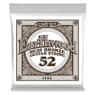 Ernie Ball - Corde simple Earthwood - .052w