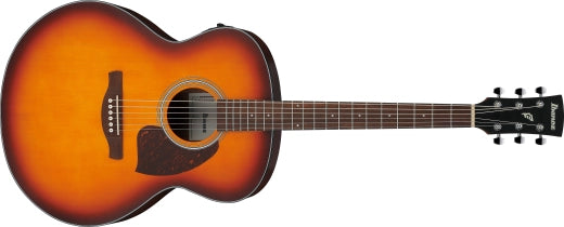 Ibanez - Guitare acoustique/électrique Jumbo PJ50E - Vintage Amber Sunburst