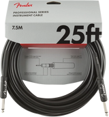 Fender - Professional Series Instrument Cable, Straight/Straight, 25, Black