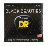 DR Strings - Jeu de 7 cordes électriques Black Beauty Coated - 9-52