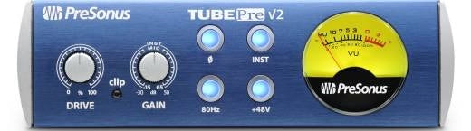 PreSonus - TubePre v2 Préamplificateur micro mono à lampes / Boîtier DI