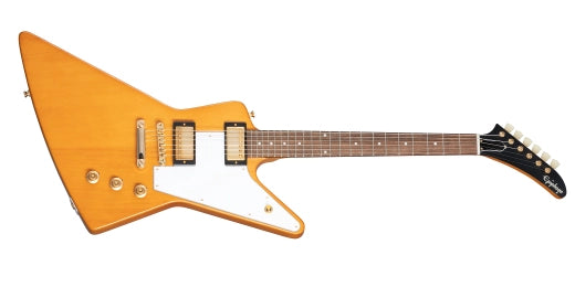 Epiphone - Korina Explorer w/White Pickguard & Case