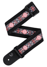 D'Addario - Sangle de guitare en coton de luxe - Noire
