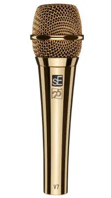 sE Electronics - Limited Edition 25th Anniversary V7 Handheld Dynamic Vocal Microphone - Gold