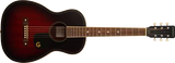 Gretsch Guitars - Guitare acoustique Jim Dandy Parlor, touche en noyer et pickguard noir - Deep Cherry Burst