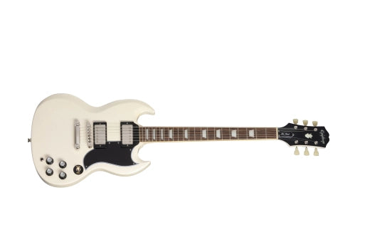 Epiphone - 1961 Les Paul SG Standard Electric Guitar with Case - Aged Classic White