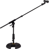 Hercules Stands - Low Profile Microphone Stand with Telescopic Boom Arm
