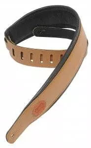 Levys - Garment Leather Guitar Strap - Tan