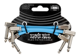 Ernie Ball - 3 Flex Patch Cable - Blue (3-Pack)