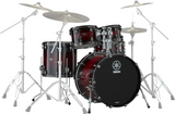 Yamaha - Batterie hybride en chêne Live Custom 5 pièces (22, 10, 12, 16, SD) - Magma Sunburst