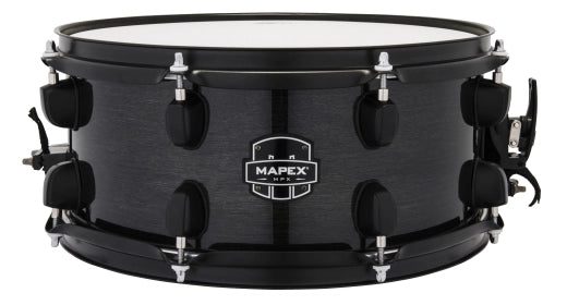 Mapex - MPX 13x6 Maple/Poplar Hybrid Shell Snare Drum - Transparent Midnight Black