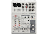 Yamaha - AG06MK2 Mixeur audio USB 6 canaux avec boucle de retour et diffusion en direct - Blanc