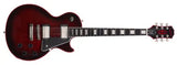 Epiphone - Guitare électrique Les Paul Custom Widow avec housse - Rouge