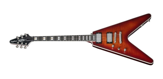 Epiphone - Flying V Prophecy Electric Guitar with Gigbag - Aged Bengal Tiger Burst (Left Handed)
