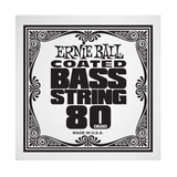 Corde simple pour basse électrique Ernie Ball .080, filée nickel, avec revêtement
