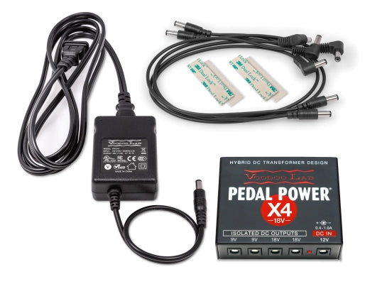Voodoo Lab - Alimentation isolée pour pédales d'effet 18 V Pedal Power X4