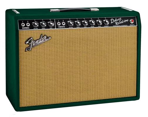 Fender - 65 Deluxe Reverb Amplifier - British Racing Green
