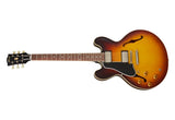 Gibson - Réédition ES-335 de 1959 VOS Guitare électrique avec étui rigide - Vintage Sunburst (gaucher)