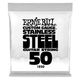 Corde simple pour guitare électrique en acier inoxydable Ernie Ball - .050