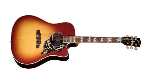 Gibson - Guitare acoustique/électrique Hummingbird Standard Rosewood EC avec étui rigide - Rosewood Burst
