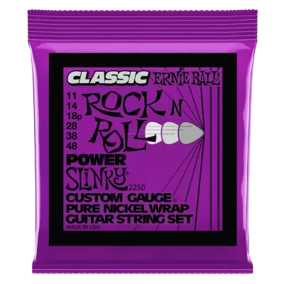 Ernie Ball - Slinky Power classique en nickel pur 11-48