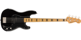 Squier - Classic Vibe 70s Precision Bass, touche en érable - Noir