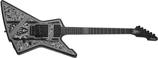 Schecter - E-1 FR Przym Palladium Electric Guitar - Gloss Black