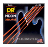 DR Strings - Cordes de basse orange fluo - Medium 45-105