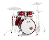 Pearl - Masters Maple, batterie 4 fûts (22, 10, 12, 16 pouces) avec tirant chromé - Cerisier naturel