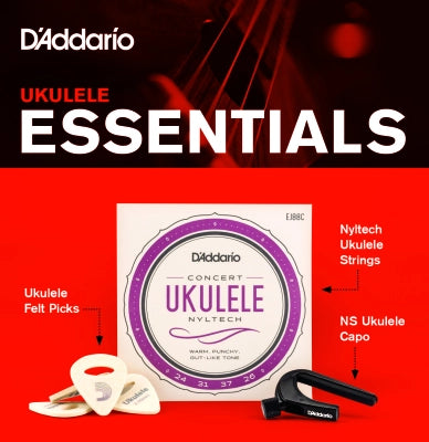 D'Addario - Pack d'accessoires pour ukulélé