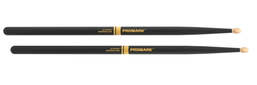 Baguettes de batterie Promark - Rebound ActiveGrip en hickory, embout en bois de gland - 5AB