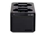 Shure - SBC203 Dual Docking Charger for SB903 Lithium-Ion Battery or SLX-D Transmitters